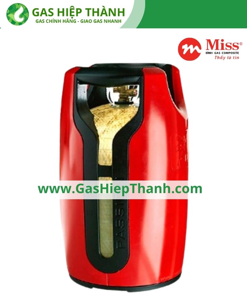 Bình gas COMPOSITE Miss 12kg màu đỏ Quận Tân Phú
