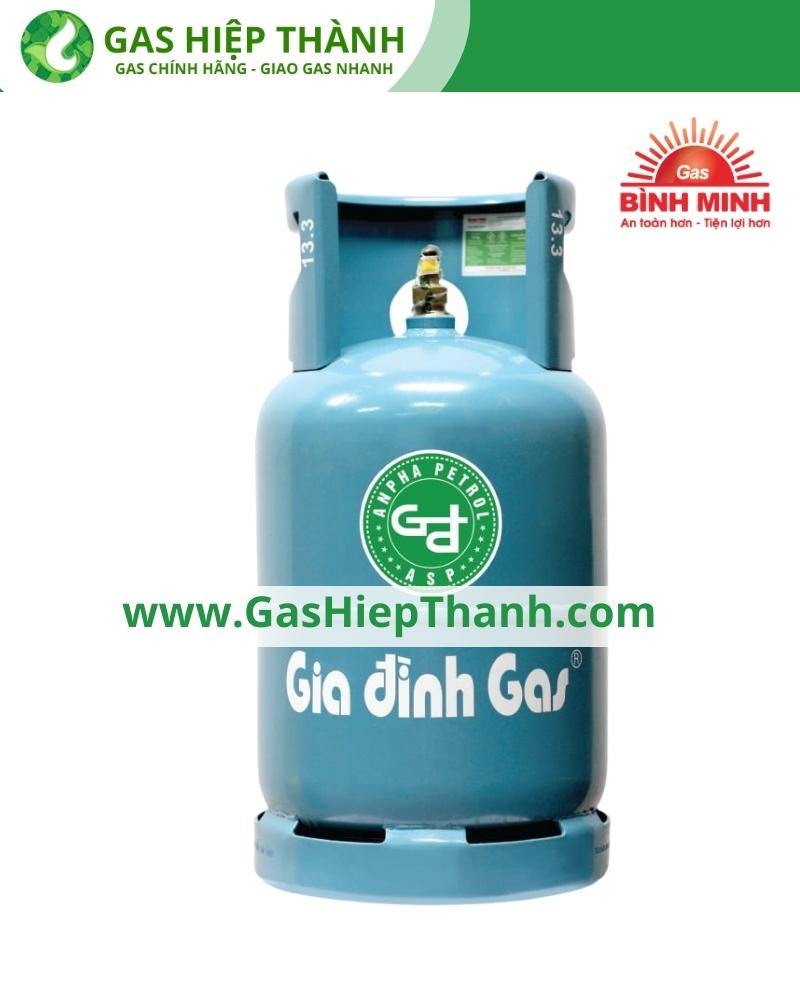 Bình gas Gia Đình 12kg màu xanh Petrolimex Quận Tân Phú