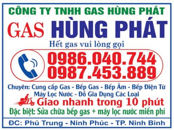 gas Ninh Bình - Giao gas Ninh Bình