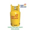 Bình gas dầu khí 12kg màu vàng